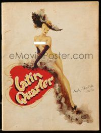 1m874 LATIN QUARTER souvenir program book '30s at the famous NYC nightclub, sexy showgirls!