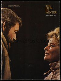 1m878 LION IN WINTER souvenir program book '68 Katharine Hepburn, Peter O'Toole as Henry II!