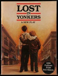 1m881 LOST IN YONKERS stage play souvenir program book '91 written by Neil Simon!