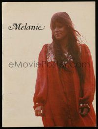 1m885 MELANIE SAFKA music concert souvenir program book '71 great images of the singer/songwriter!