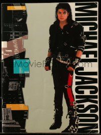 1m887 MICHAEL JACKSON die-cut music concert souvenir program book '88 the King of Pop's world tour!