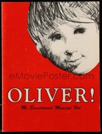 1m896 OLIVER stage play souvenir program book '65 Charles Dickens' Oliver Twist on Broadway!