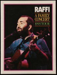 1m914 RAFFI music concert souvenir program book '93 singer of children's songs, A Family Concert!