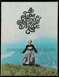 1m952 SOUND OF MUSIC 38pg souvenir program book '65 classic musical, great images of Julie Andrews!
