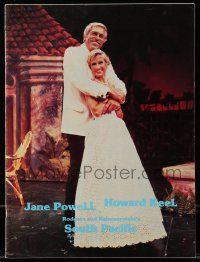 1m954 SOUTH PACIFIC stage play souvenir program book '70s Jane Powell & Howard Keel!