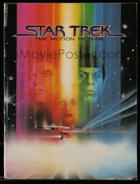 1m958 STAR TREK souvenir program book '79 art of William Shatner & Leonard Nimoy by Bob Peak!