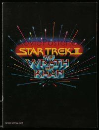 1m960 STAR TREK II souvenir program book '82 The Wrath of Khan, Leonard Nimoy, William Shatner