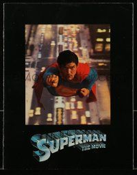 1m967 SUPERMAN souvenir program book '78 comic book hero Christopher Reeve, great images!