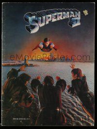 1m968 SUPERMAN II souvenir program book '81 Christopher Reeve, Terence Stamp, Kidder, Hackman!