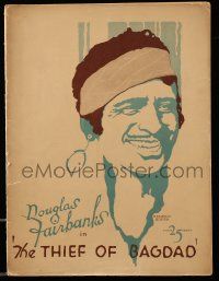 1m976 THIEF OF BAGDAD souvenir program book '24 Douglas Fairbanks classic, F. Murray Breen art!