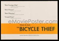 1m026 BICYCLE THIEF promo brochure R80s Vittorio De Sica's classic Ladri di biciclette!