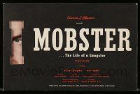 1m039 I MOBSTER die-cut promo brochure '58 includes sexy naked Lili St. Cyr calendar on the back!