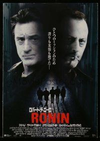 1m053 RONIN Japanese promo brochure '98 Frankenheimer, Robert De Niro, Jean Reno, different images!