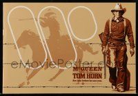 1m060 TOM HORN int'l promo brochure '80 great western images of cowboy Steve McQueen!