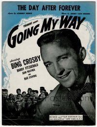 1m360 GOING MY WAY sheet music '44 Bing Crosby in Leo McCarey's classic, The Day After Forever!