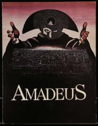 1m077 AMADEUS trade ad '84 Milos Foreman, Mozart biography, winner of 8 Academy Awards!