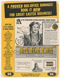 1m117 HEIDI trade ad '54 Elsbeth Sigmund, Swiss children's classic by Johanna Spyri!