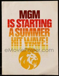 1m140 METRO-GOLDWYN-MAYER trade ad '69 Gone with the Wind, 2001, Ice Station Zebra & more!