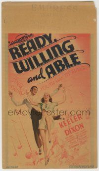 1m002 READY, WILLING & ABLE mini WC '37 great image of Ruby Keeler & Lee Dixon dancing!