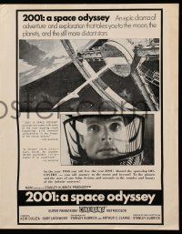 1m204 2001: A SPACE ODYSSEY Cinerama Australian pressbook '69 Stanley Kubrick sci-fi classic!