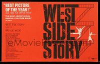 1m064 WEST SIDE STORY pre-Awards promo brochure '61 with classic artwork by Joseph Caroff!