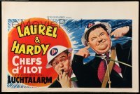 1p116 AIR RAID WARDENS Belgian R70s wacky Stan Laurel & Oliver Hardy in WWII action!