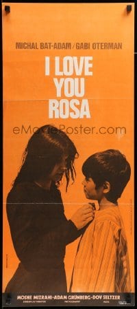 1p133 I LOVE YOU ROSA Belgian '72 directed by Moshe Mizrahi, Michael Bat-Adam, Levana Finkelstein!