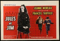 1p134 JULES & JIM Belgian '62 Francois Truffaut's Jules et Jim, Jeanne Moreau, Oskar Werner