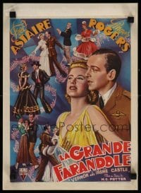 1p146 STORY OF VERNON & IRENE CASTLE Belgian '39 many art images of Astaire & Ginger Rogers