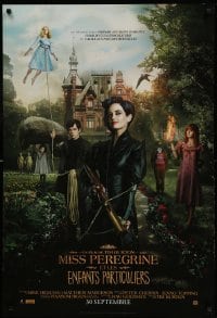 1p108 MISS PEREGRINE'S HOME FOR PECULIAR CHILDREN style A advance DS Canadian 1sh '16 Burton, Green