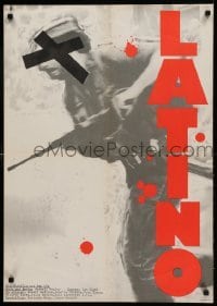1p030 LATINO East German 23x32 '87 Haskell Wexler directed, Nicaraguan war thriller, Anker art!