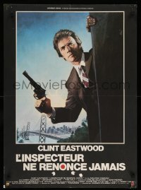 1p858 ENFORCER French 23x31 '77 great artwork of Clint Eastwood as Dirty Harry by Mascii!