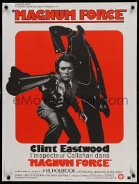 1p890 MAGNUM FORCE French 24x31 '74 Clint Eastwood is Dirty Harry pointing his huge gun!