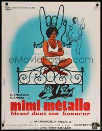 1p920 SEDUCTION OF MIMI French 24x31 '74 Mimi metallurgico ferito nell'onore, Kouper & Boumendil!