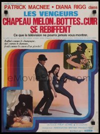 1p960 AVENGERS French 15x21 R72 Diana Rigg, Patrick Macnee, different images!