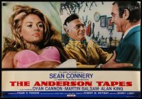 1p622 ANDERSON TAPES set of 2 Italian 18x26 pbustas '72 Sean Connery, Sidney Lumet