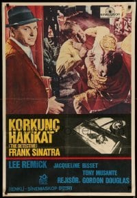 1p387 DETECTIVE Turkish '68 Frank Sinatra as gritty New York City cop, an adult look at police!