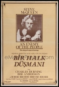 1p390 ENEMY OF THE PEOPLE Turkish '78 Steve McQueen, from the play by Henrik Ibsen!