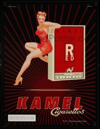 1r043 CAMEL CIGARETTES vertical 17x22 advertising poster '98 cool art of sexy woman in high heels!