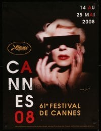 1r031 CANNES FILM FESTIVAL 2008 24x32 film festival poster '08 Collier & David Lynch!