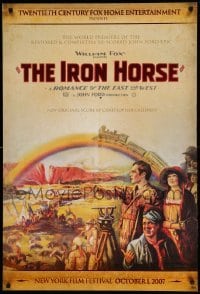 1r073 IRON HORSE #22/100 27x40 art print R07 Ford, artwork of train going over rainbow + top cast!