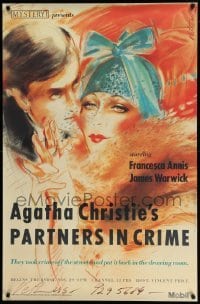1r017 PARTNERS IN CRIME tv poster '83 artwork of Annia and Warwick by Alexander Vethers!