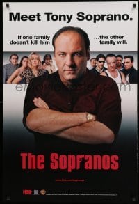1r022 SOPRANOS tv poster '99 James Gandolfini as Tony Soprano, a new original series!