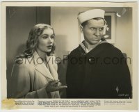 1s175 BRING ON THE GIRLS 8.25x10.25 still '44 great c/u of Veronica Lake & sailor Eddie Bracken!