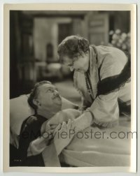1s300 EMMA 8x10.25 still '32 smiling Marie Dressler tends to Jean Hersholt laying in bed!