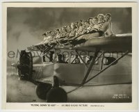 1s320 FLYING DOWN TO RIO 8x10.25 still '33 great image of plane flying w/lots of showgirls on top!