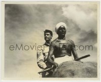 1s404 GUNGA DIN 8x10 still '39 great image of Cary Grant riding on elephant by Alex Kahle!
