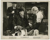 1s476 IT'S A WONDERFUL LIFE 8x10.25 still '46 Lionel Barrymore as Mr. Potter with Hagney & Hinds!