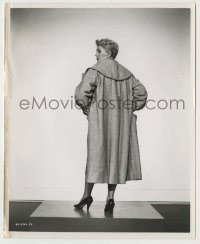 1s530 KIM NOVAK 8x10 still '55 full-length posing in long coat for 5 Against the House by Lippman!