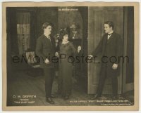 1s922 TRUE HEART SUSIE 8x10 LC '19 D.W. Griffith, Robert Harron catches his wife cheating on him!